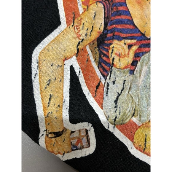 1980 Sha Na Na‎ Band T Shirt Mens Black Size Large (READ)  Vintage Screen Stars - Picture 6 of 9
